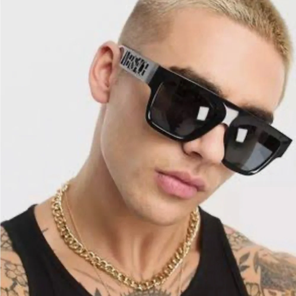 New Versace 4430U Sunglasses GB1/81 - Black - Polar Dark Grey